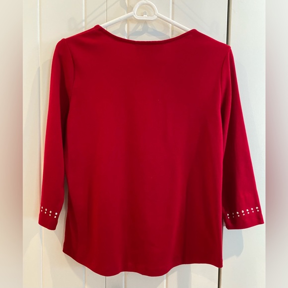 Karen Scott bedazzled top - Picture 5 of 5